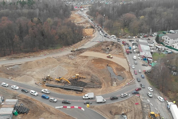 Транспортная развязка в Люберцах